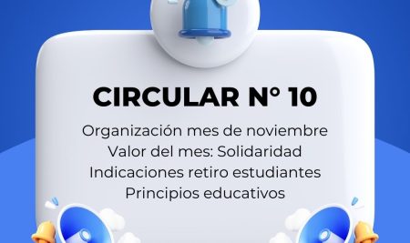 Circular N°10: organización noviembre